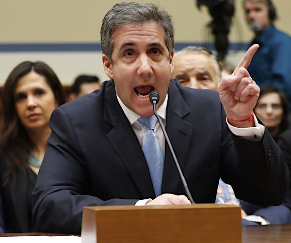 Michael Cohen, President Donald Trump's former lawyer, testifies before the House Oversight and Reform Committee on Capitol Hill in Washington, Wednesday, Feb. 27, 2019. Cohen said he was financially unfaithful to his wife when he used a home-equity accou