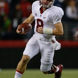 Kevin Hogan picked up some big first downs early by scrambling