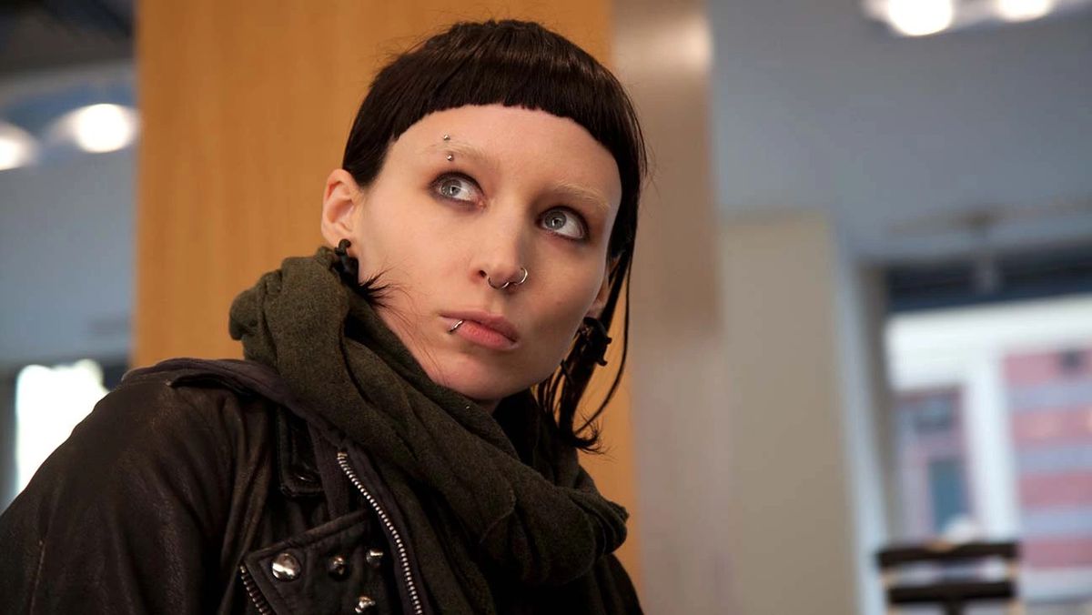 Rooney Mara as Lisbeth Salander in The Girl With The Dragon Tattoo.