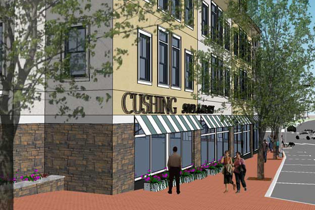Plans for the Cushing Village development. 