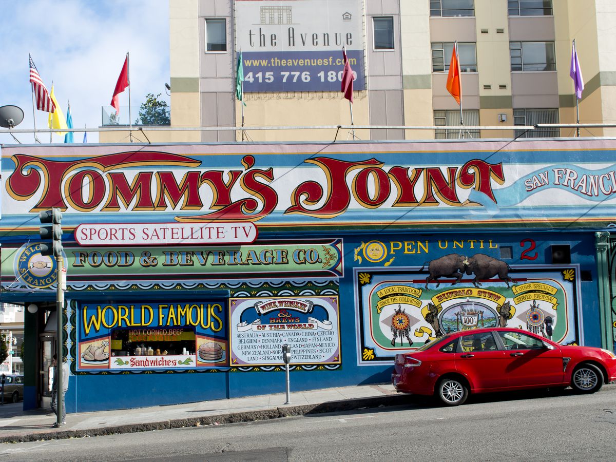 Tommy Joynt, at Van Ness and Geary, on Route 101, San Francisco, California