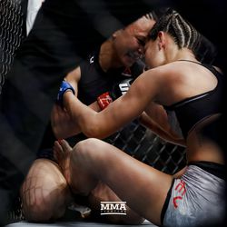 Michelle Waterson and Cortney Casey talk at UFC on FOX 29.