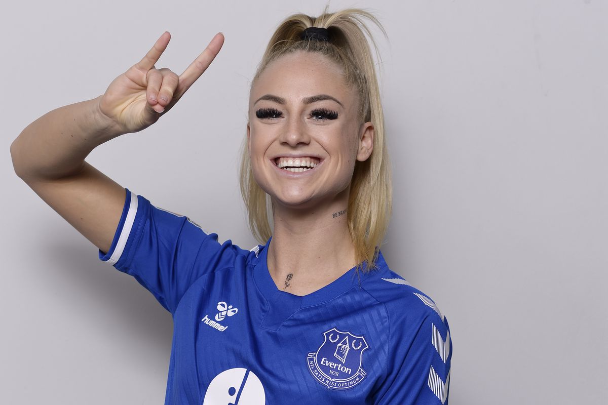 Everton Women Unveil New Signing Alisha Lehmann