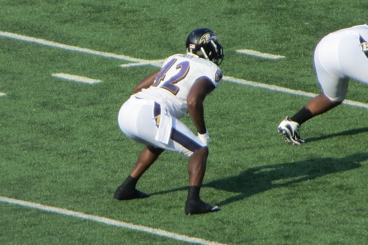 Baltimore Ravens rookie LB Nigel Carr (8/4/12)