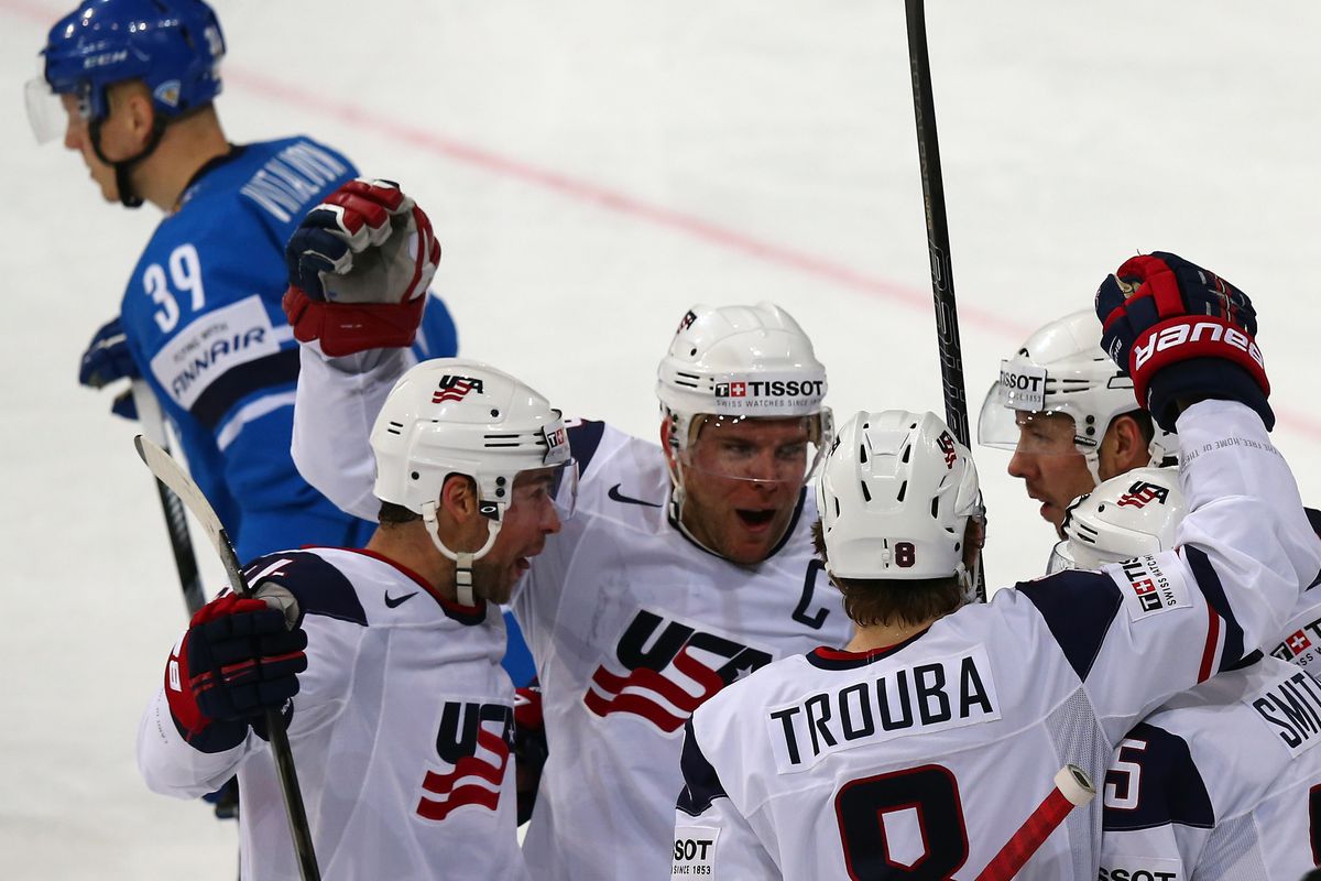 Nick Bjugstad (not pictured) and Team USA picked up an important win over Finland