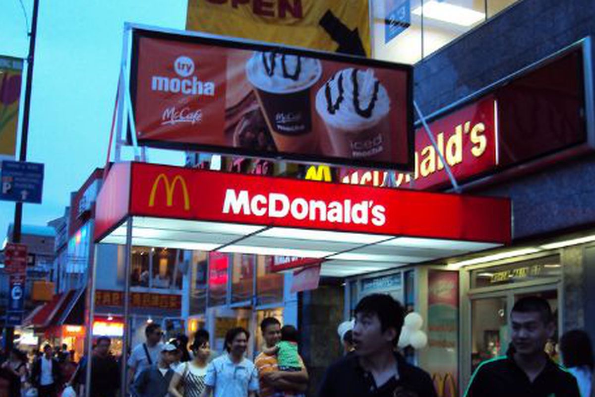 A McDonald's in Flushing. 