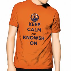 Keep Calm and Knowsh On in orange