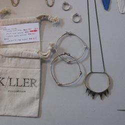 Small selection of K/LLER jewelery