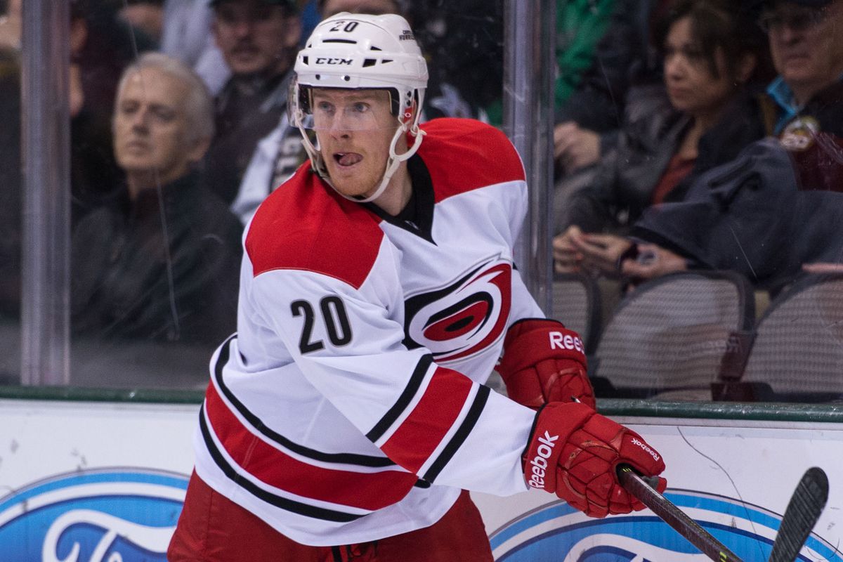 Riley Nash currently leads the Canes in scoring and is one of the NHL's best bargains to boot.