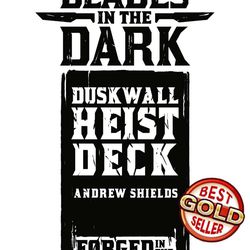 <a class="ql-link" href="none" target="_blank"><em>Blades in the Dark Heist Deck</em></a><em> </em> A deck of cards can go a long way to speeding up the action at the table. This set includes 50 obstacles, 40 important people, and 40 treasures to deal out on the fly in a handy print-and-play format. 