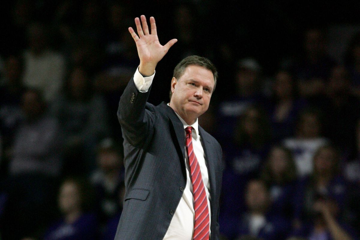 Despite what Bill Self may indicate here, KU's odds of wining the title are not five