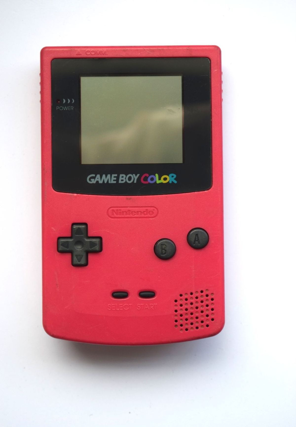 The Berry-colored Game Boy Color.