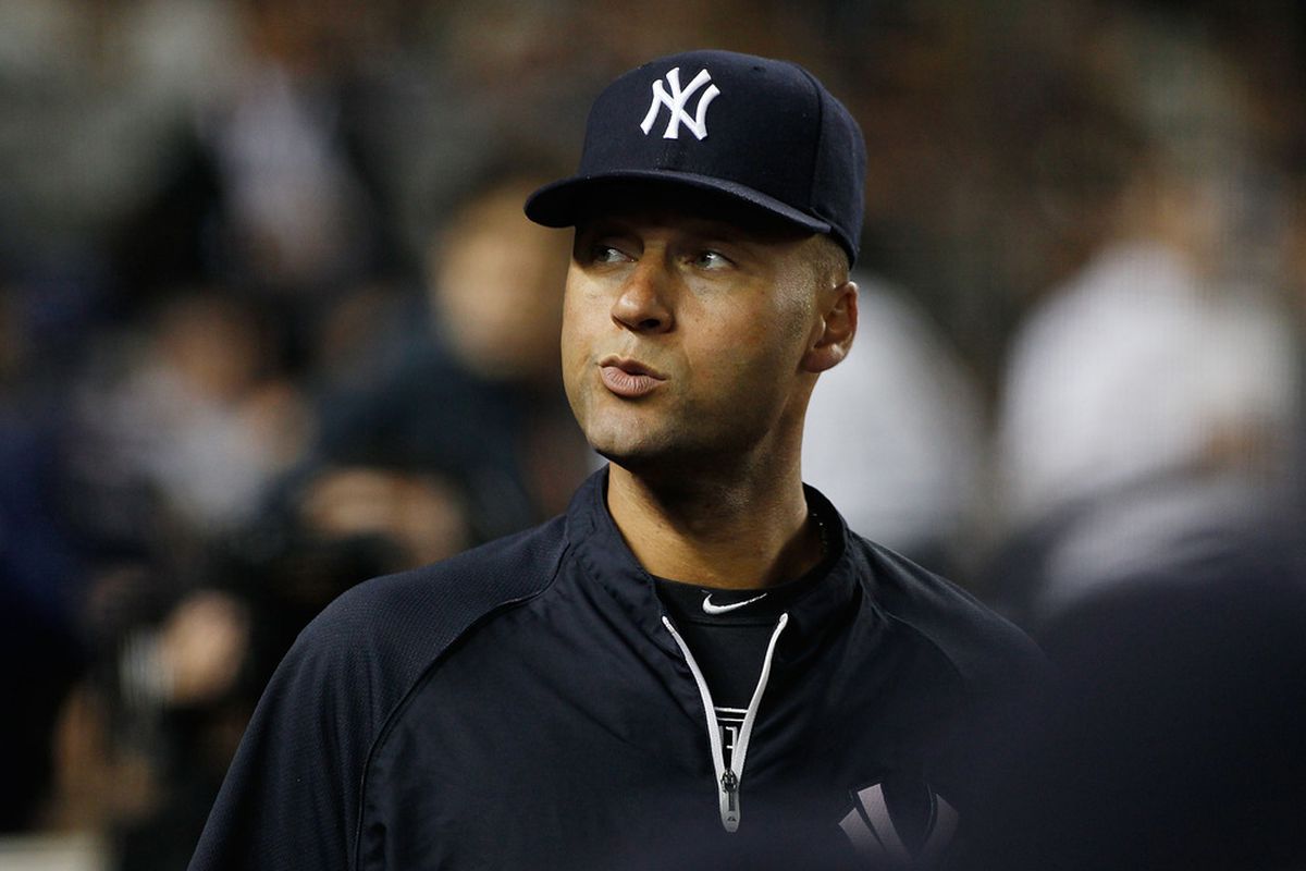 <strong>Derek Jeter</strong>.  (Photo by Mike Stobe/Getty Images)