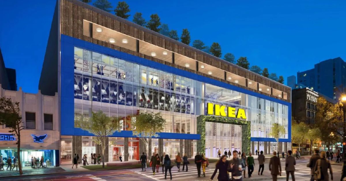 Downtown San Francisco’s New Ikea Store, Market Street Mall, and Food Hall Is Delayed Again