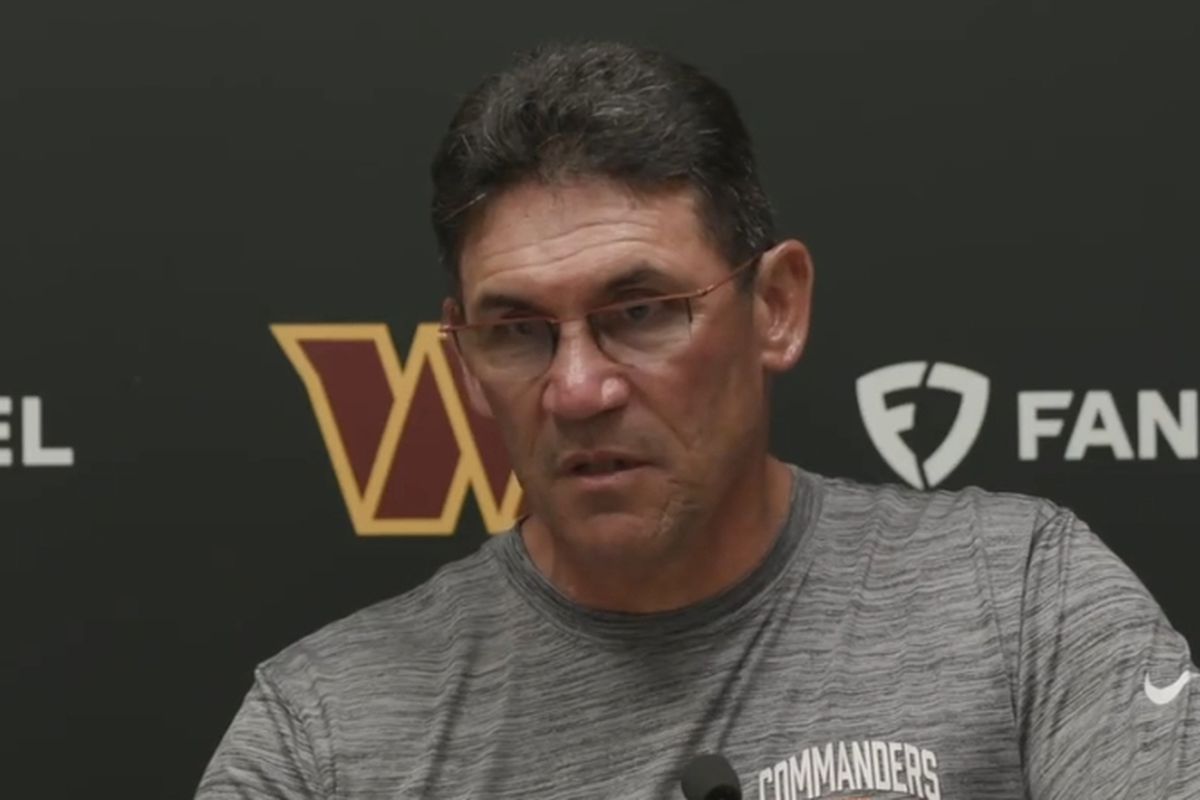 Ron Rivera Presser: This is team defense, you have to be disciplined, we  have to coach them up to be disciplined - Hogs Haven