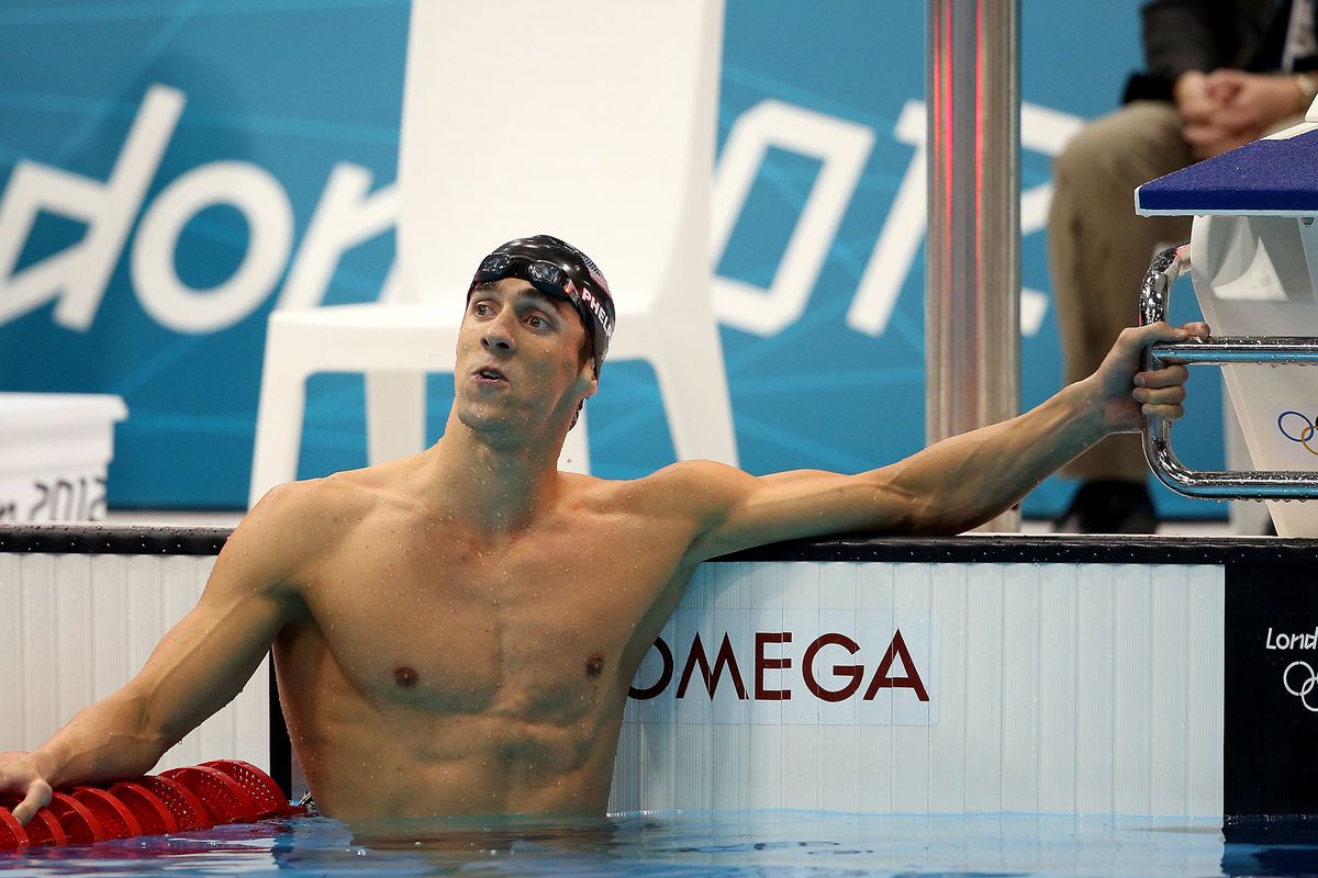 Love him or hate him, he retires as the greatest Olympian ever.  Question the sanity and/or motives of anyone who says otherwise.  (Photo by Ezra Shaw/Getty Images)