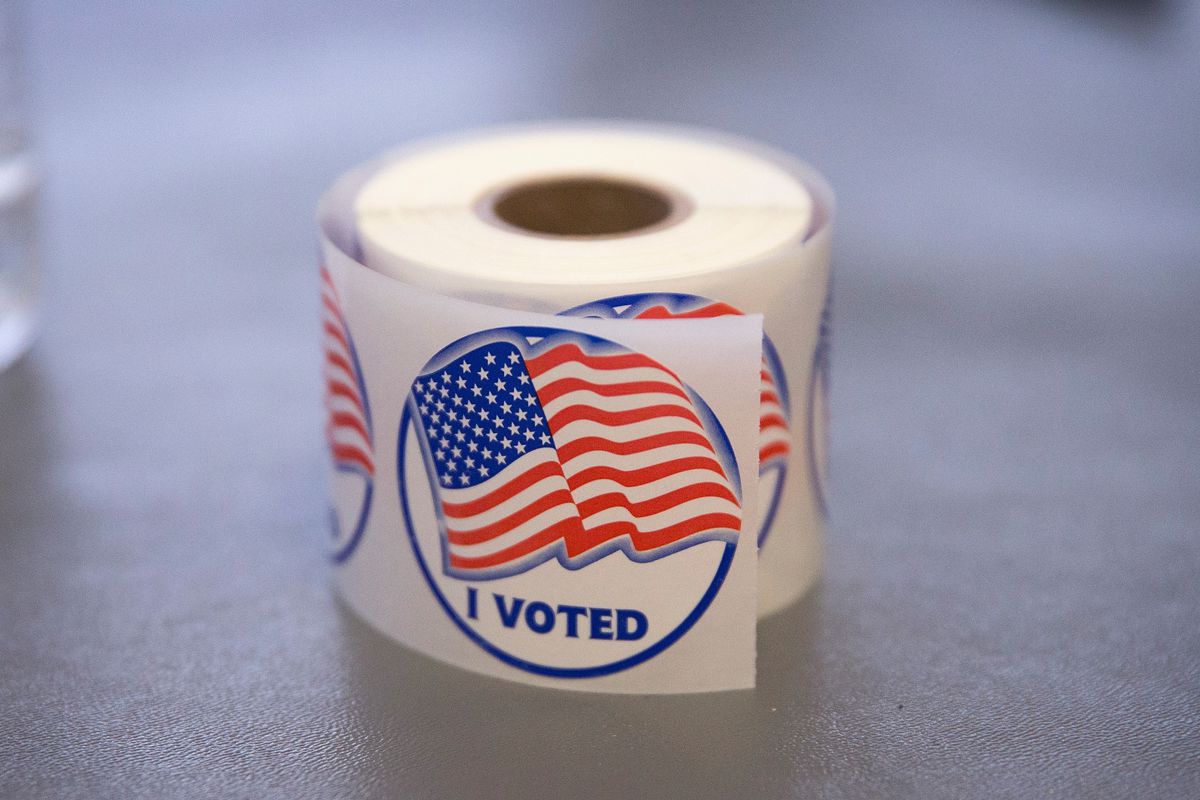 An “I voted” sticker.