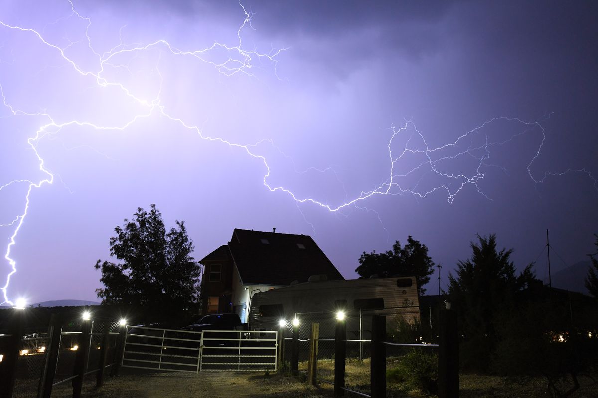 Monsoon Thunderstorms Roll Through Nevada