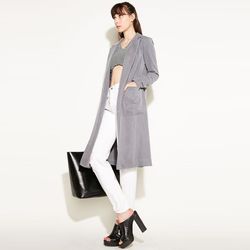 <b>Reformation</b> Allumette Jacket in Grey, <a href=“http://thereformation.com/ALLUMETTE-JACKET-GREY.html”>$248</a>