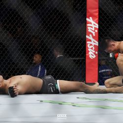 Wuliji Buren battles Jonathan Martinez at UFC 234.