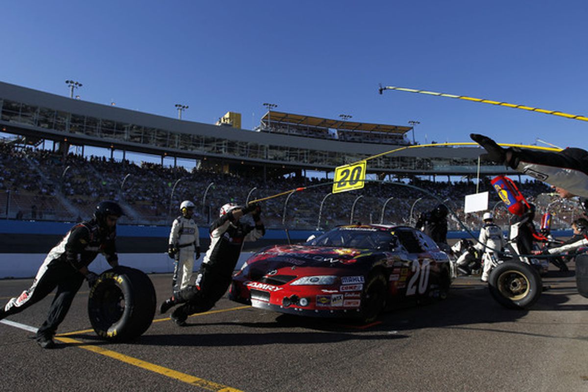 Joey Logano finished second in the NASCAR Nationwide Series Wypall 200 at Phoenix International Raceway.