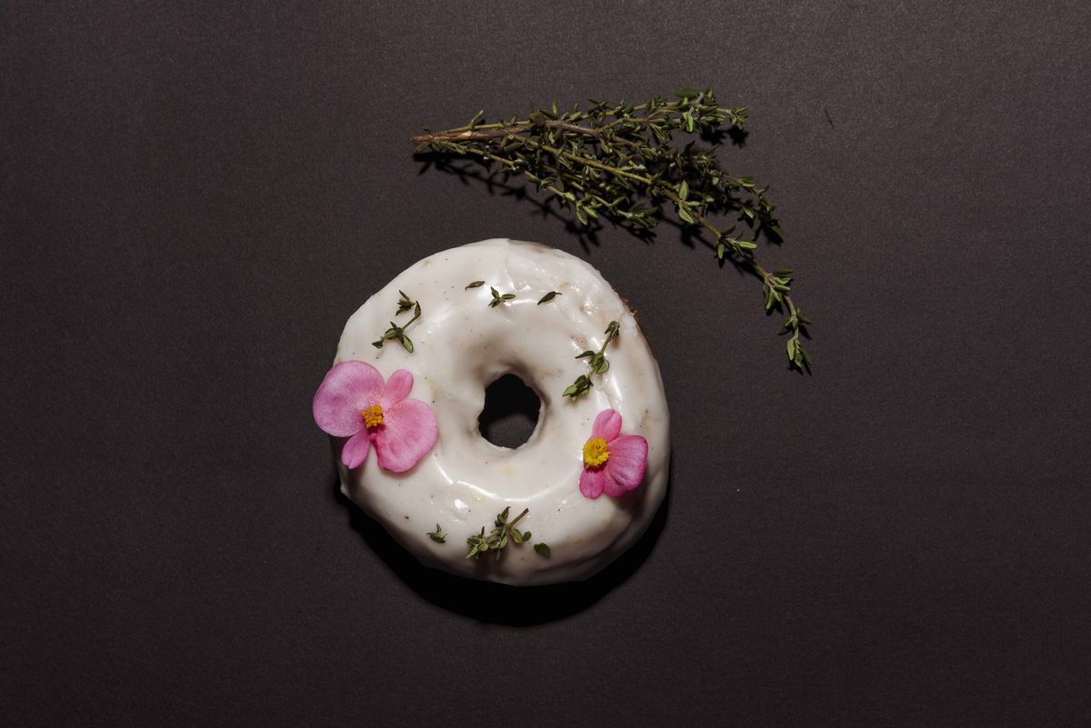 Party Thyme doughnut from Holey Grail.