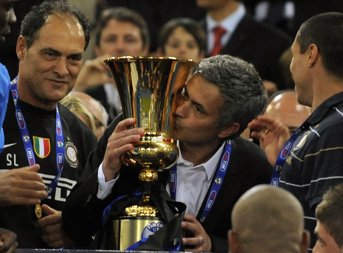 Inter Milan’s Portuguese coach Jose Mour