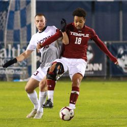 The Temple Owls take on the UConn Huskies in a men’s college soccer game at Morrone Stadium in Storrs, CT on October 20, 2018.