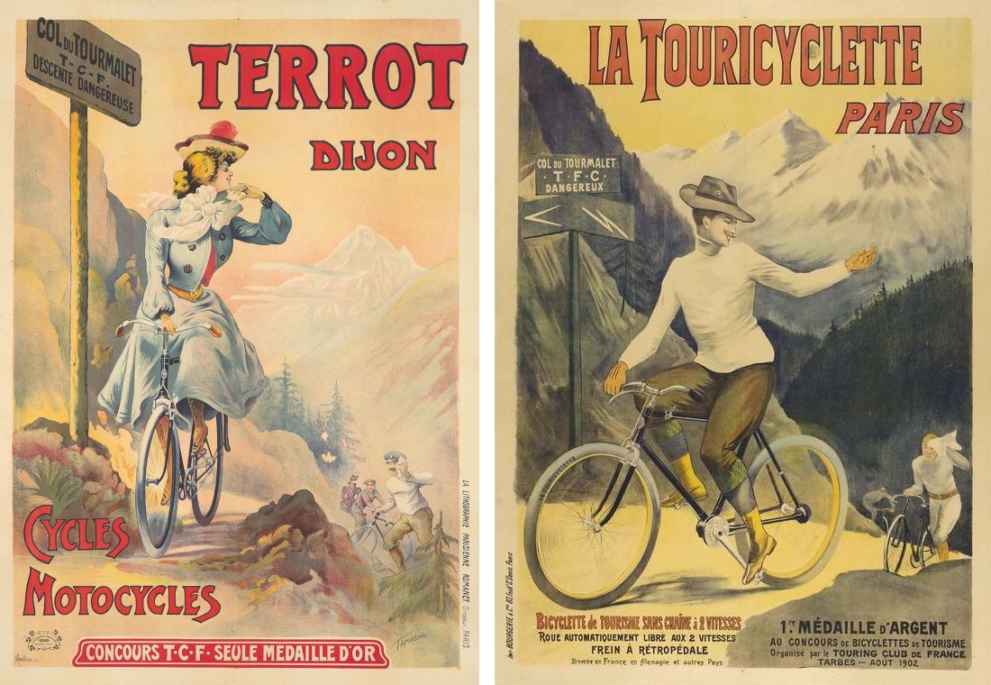 Posters for Terrot and Durieu, celebrating their success in the TCF event.