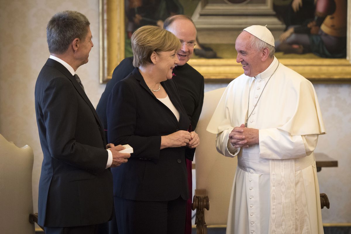 Chancellor Angela Merkel Visits The Vatican