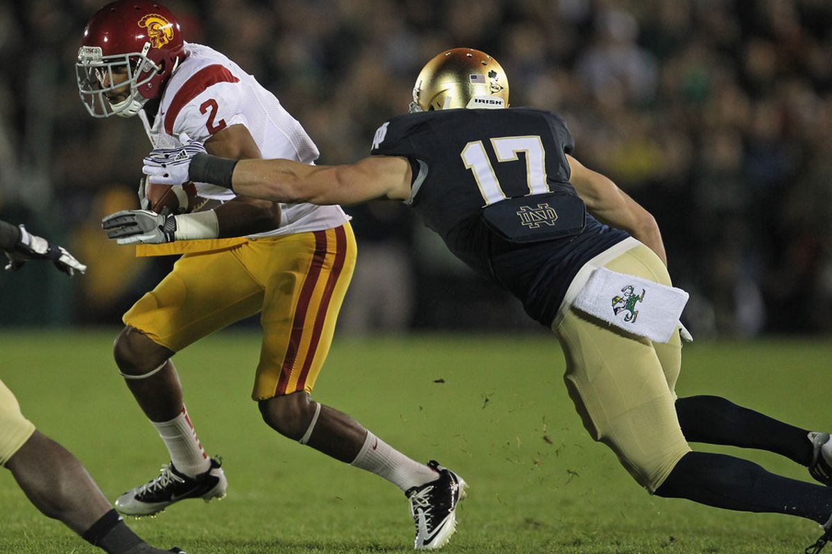 Any way this guy forces some turnovers for the Irish in 2012? I think so.

(Photo by Jonathan Daniel/Getty Images)