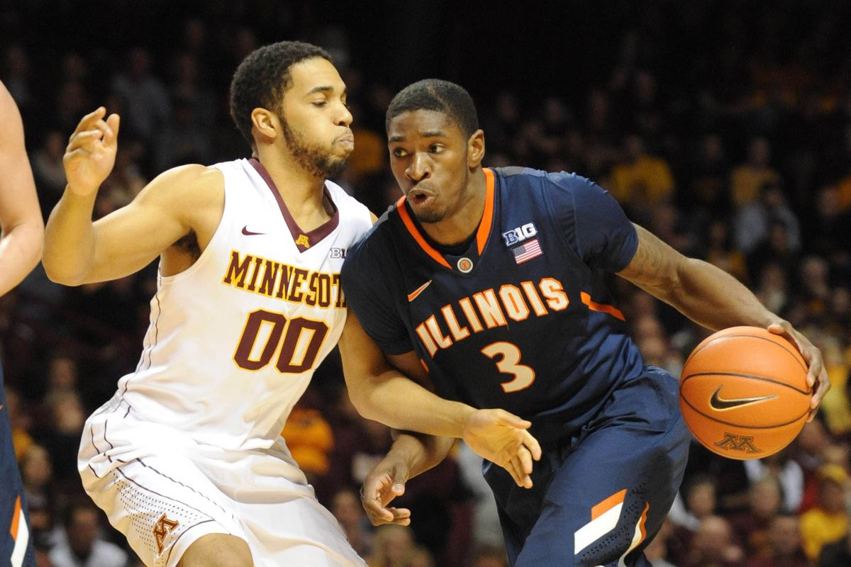 Former Illinois standout Brandon Paul is now playing overseas in Russia.