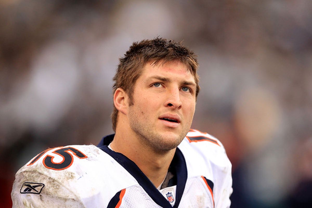 Tim Tebow wonders if he'll get the starting nod at quarterback for the Broncos in the 2011 Monday Night opener against the Oakland Raiders. (Photo by Ezra Shaw/Getty Images)