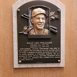 Billy Williams plaque