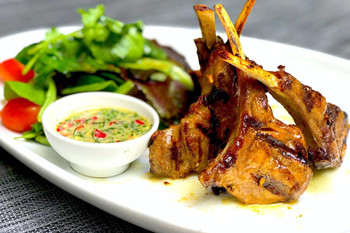 Grilled lemongrass lamb chops from 1618 Asian Fusion