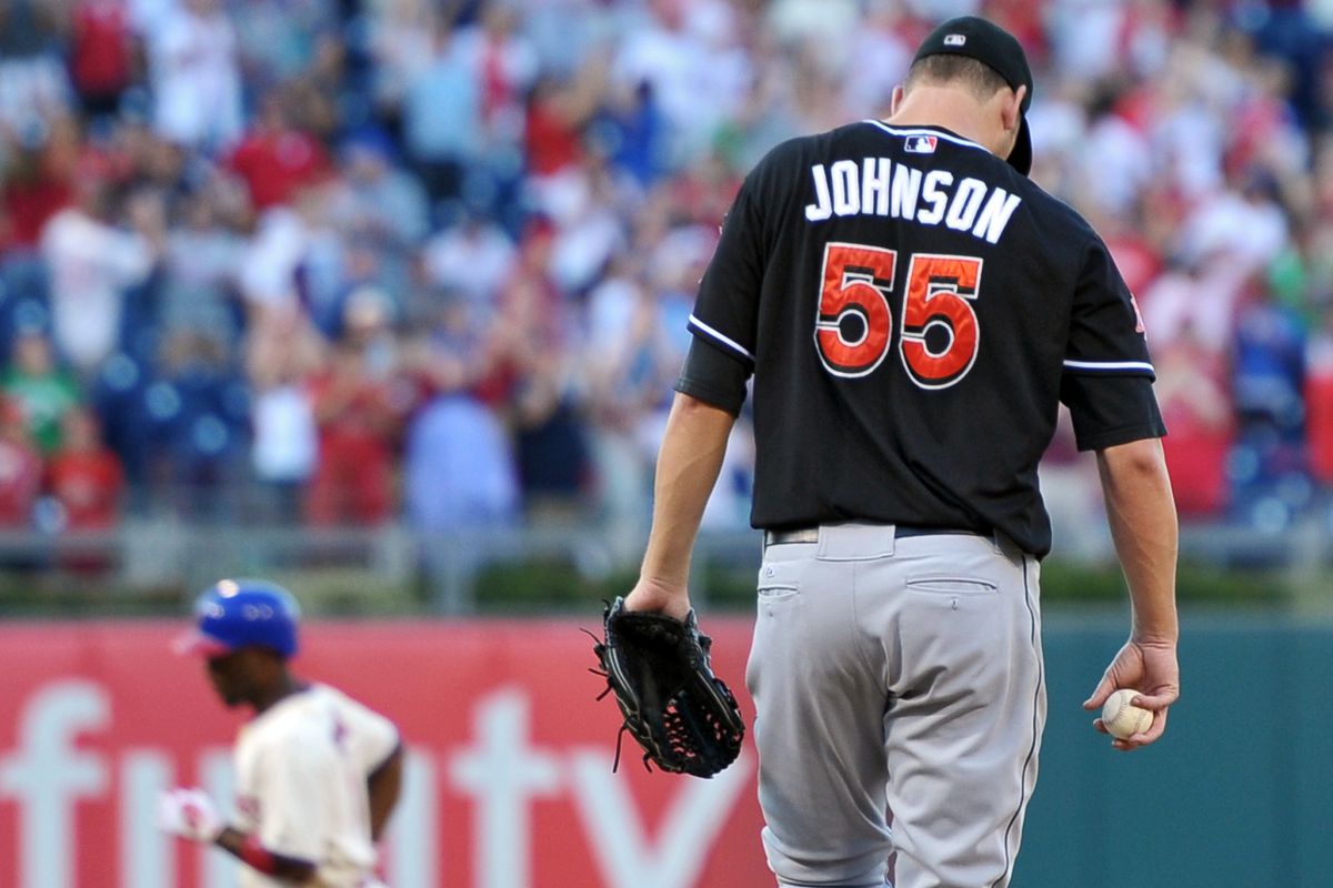 Josh Johnson could contribute more to the Miami Marlins and their chances of future contention in a trade rather than in uniform.