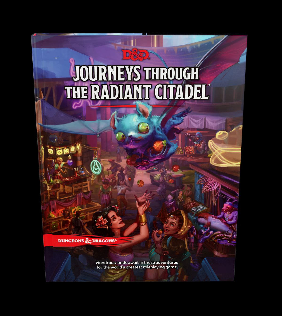 A mock-up of the standard cover of Journeys Through the Radiant Citadel