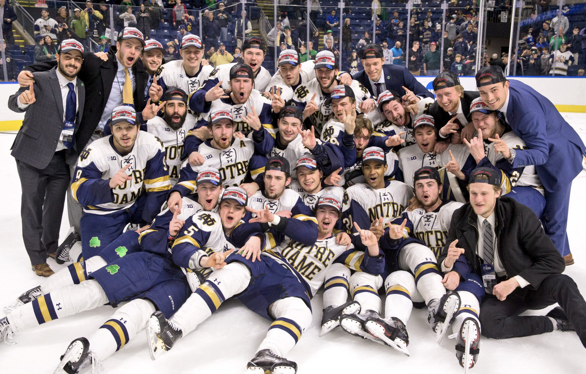 The 2018 Notre Dame Hockey Team