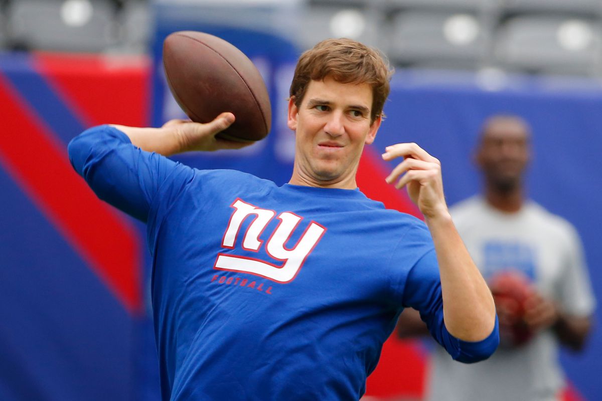 Eli Manning and the Giants' starters will play about a half on Saturday.