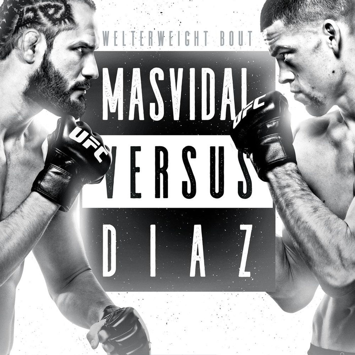 UFC 244 Jorge Masvidal vs Nate Diaz Art Silk Poster 24x36inch 