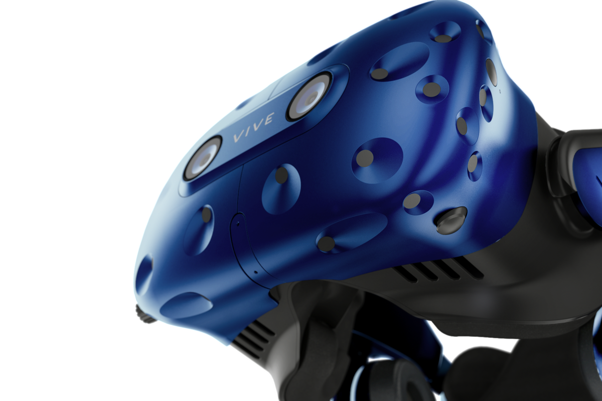 HTC Vive Pro - front angle view from below