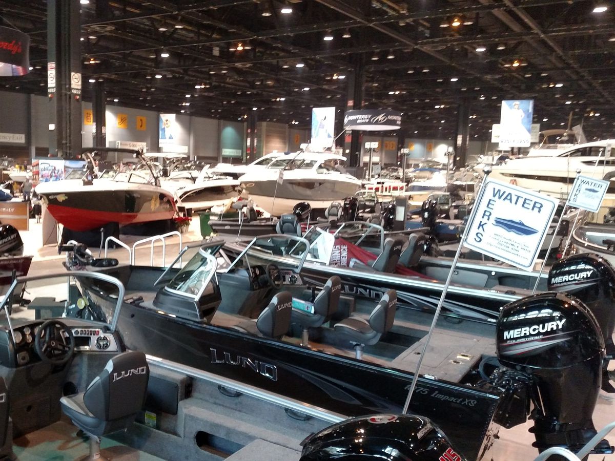 The Chicago Boat, RV and Sail Show opens Jan. 9 at McCormick Place and starts the winter show season around Chicago outdoors.<br>Dale Bowman/Sun-Times