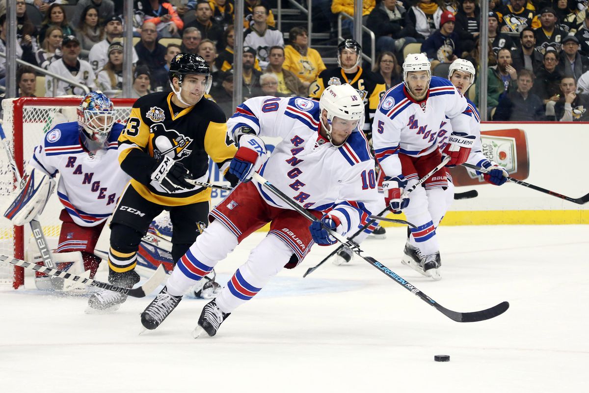 NHL: New York Rangers at Pittsburgh Penguins