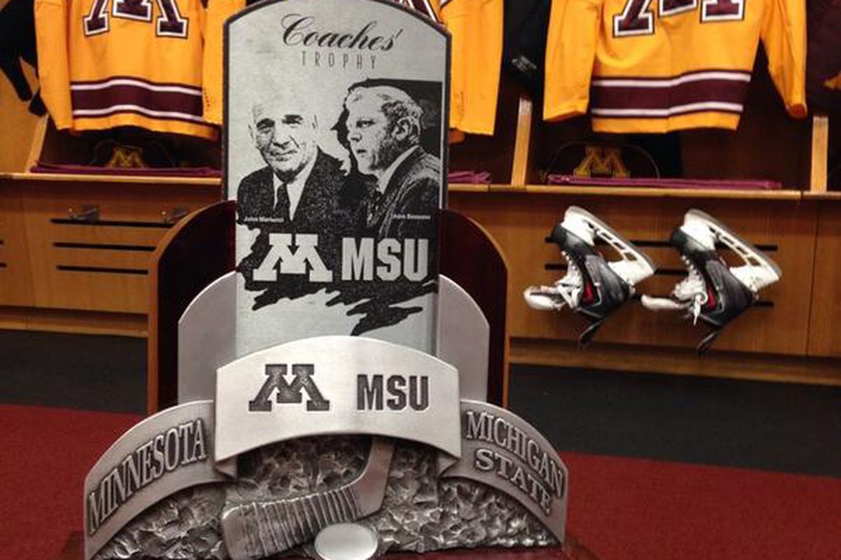 The Mariucci-Bessone Trophy, named after legendary coaches John Mariucci and Amos Bessone