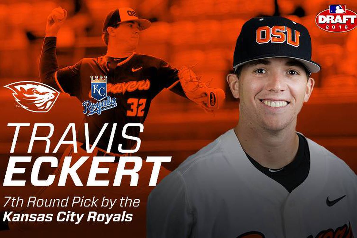 Travis Eckert earned a decent draft selection with his solid senior season at Oregon State.