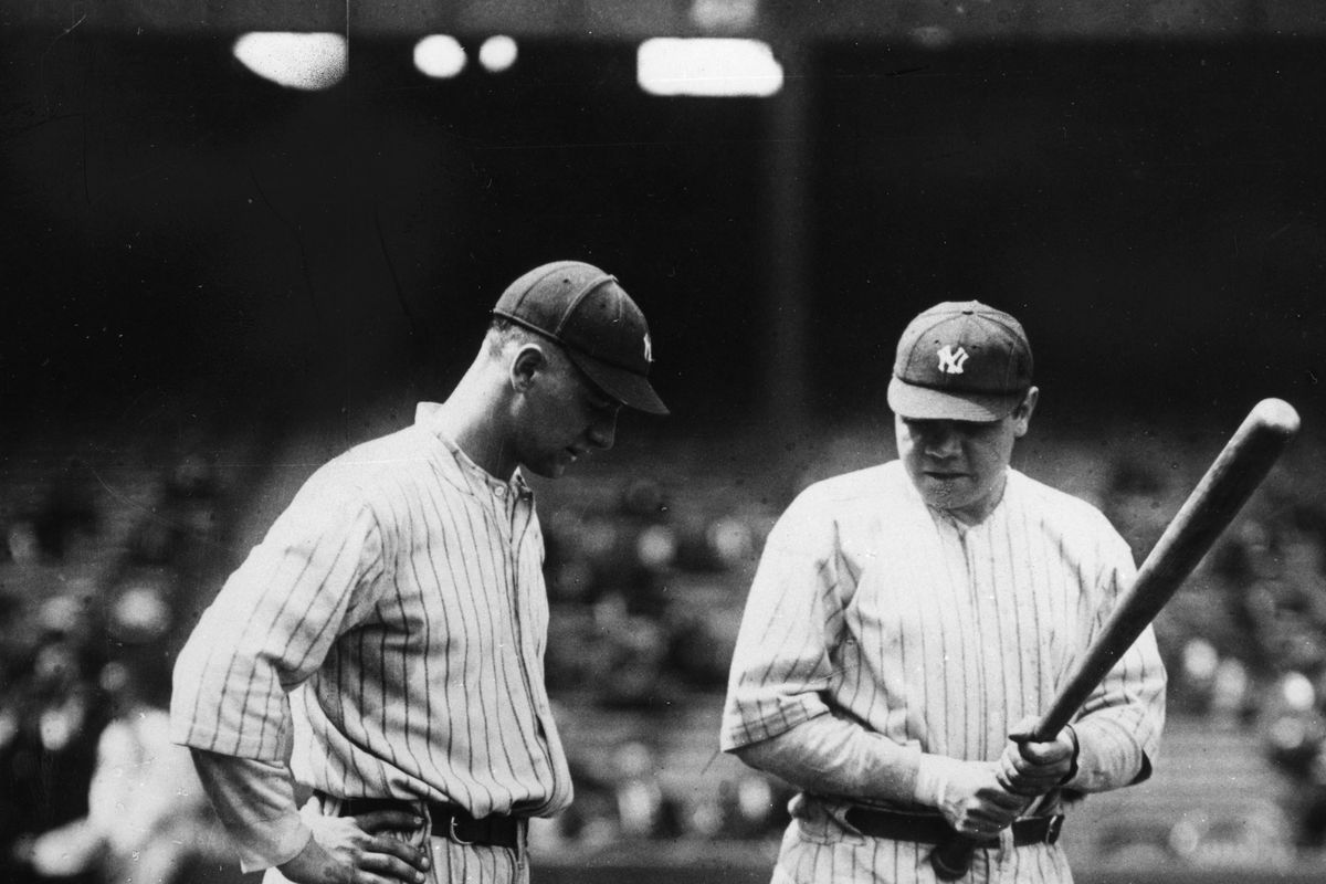 Babe Ruth Lou Gehrig 1923