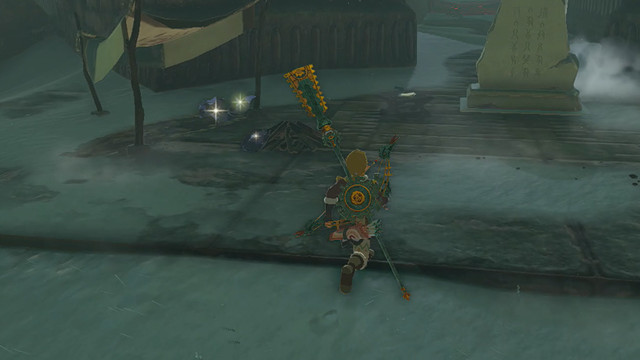 Link running into the sky labyrinth in Zelda: Tears of the Kingdom