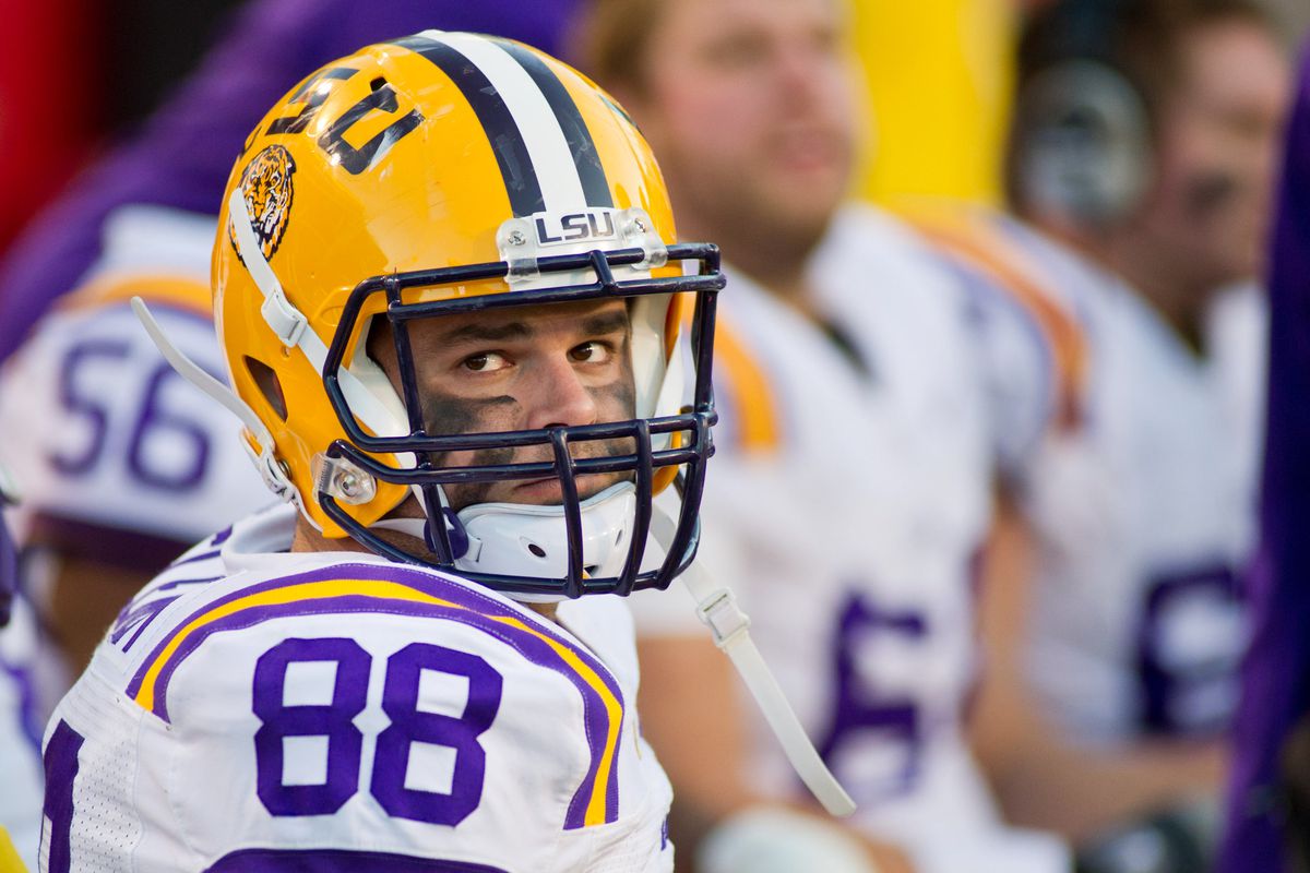 Chase Clement with LSU last season