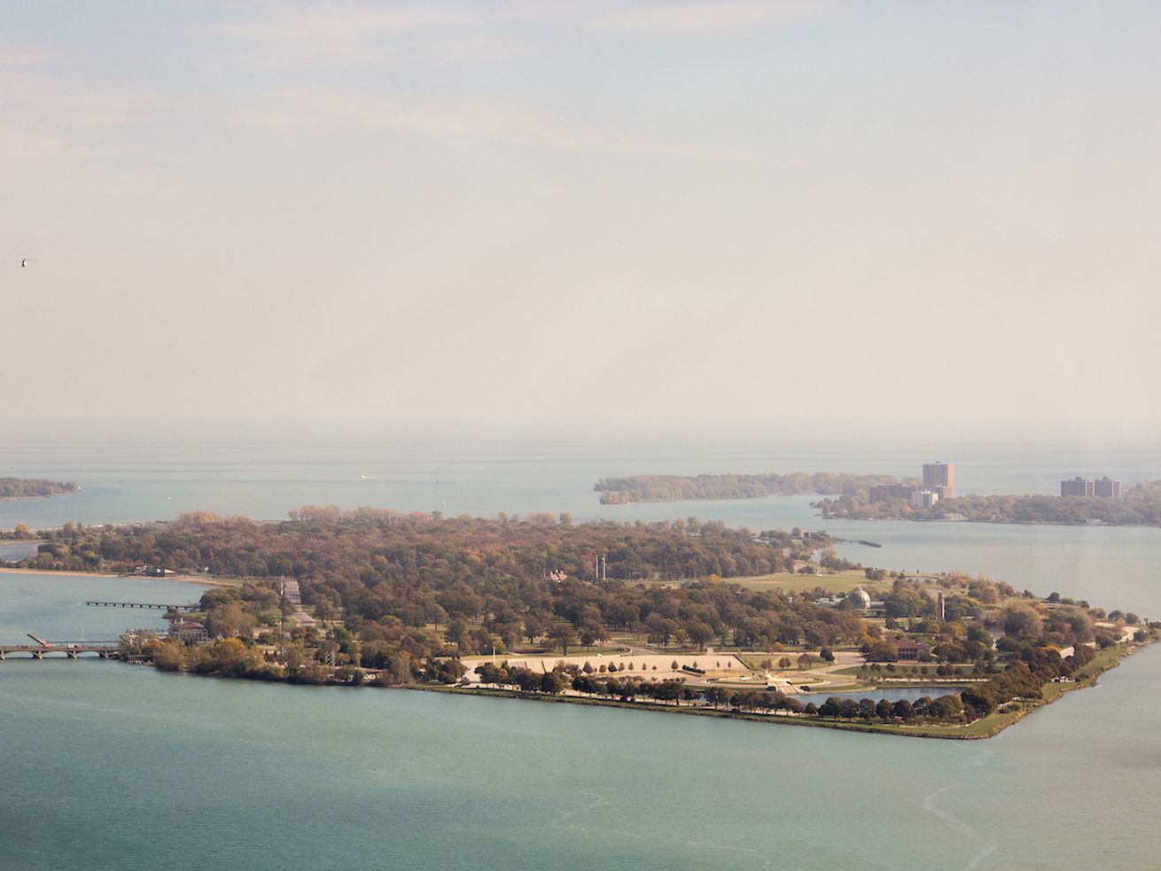 Belle Isle from above.
