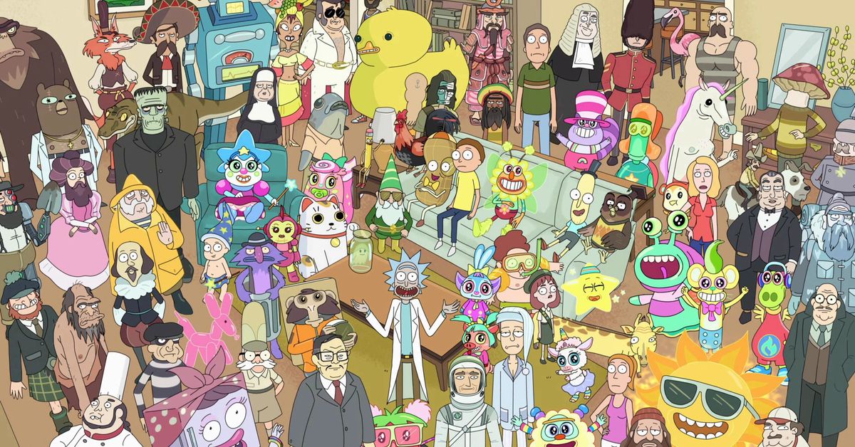 Rick and Morty opened a portal to the multiverse and the rest of pop culture jumped through